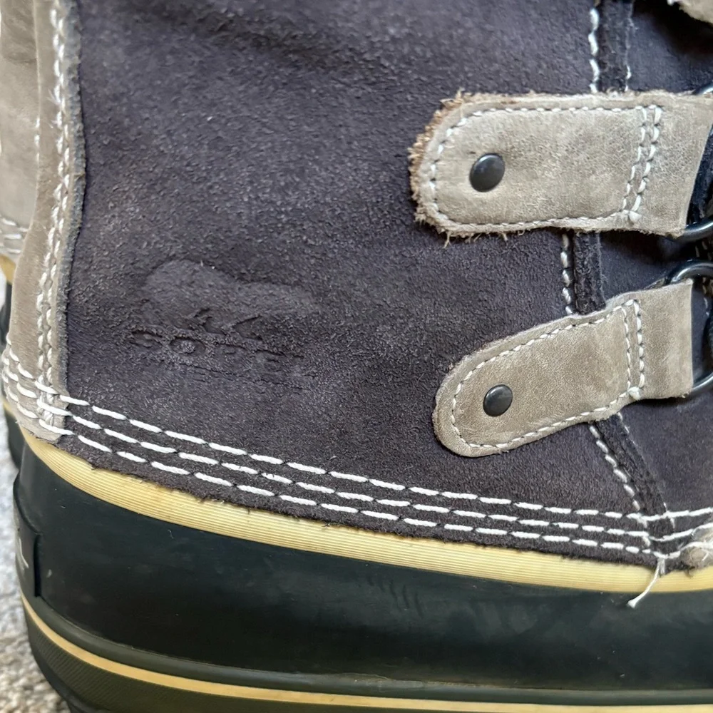 Sorel - Women's Joan of Arctic Boot - Size 6.5 - Gray Black & Tan -‎ Waterproof